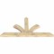 Ekena Millwork Richland Rough Sawn Timber Gable Bracket, Douglas Fir, 84"W x 42"H x 4"D x 6"F, 12/12 Pitch GBW084X42X0406RIC00RDF - alternate 2